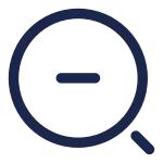 Minimalistic Magnifer Zoom Out SVG Icon